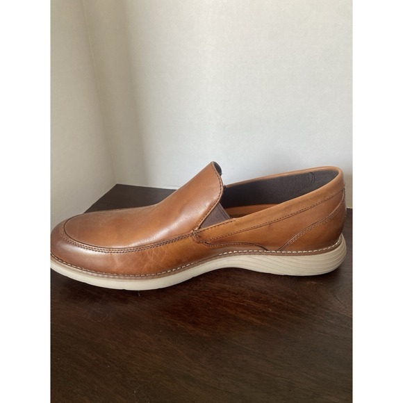 Rockport Garett Venetian Men's Cognac Loafers Sz10 - Picture 3 of 11